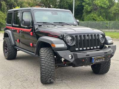 Jeep Wrangler Jeep Wrangler 2.0 T-GDI Rubicon Rock's Edition #10636 Nero usata Moncalieri
