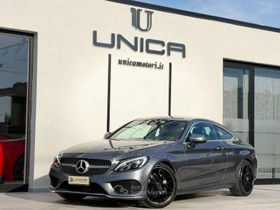 Mercedes-Benz Classe C d COUPE' 2.2 170 CV PREMIUM PLUS auto IVA ESPOSTA Grigio usata Pomigliano d'Arco