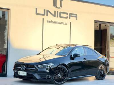 Mercedes-Benz CLA d 150cv AMG Premium plus TETTO ITALIANA Nero usata Pomigliano d'Arco