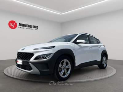 Hyundai Kona 1.0 T-GDI Hybrid 48V iMT XTech Bianco usata Maniago