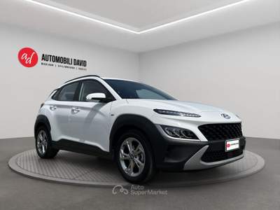 Hyundai Kona 1.0 T-GDI Hybrid 48V iMT XTech Bianco usata Maniago
