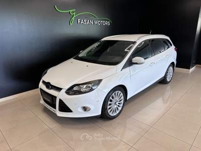 Ford Focus Focus SW 2.0 tdci Titanium 115cv powershift Bianco usata Fontanafredda