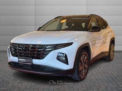 Hyundai Tucson 1.6 HEV aut. Exellence Bianco usata Sassari