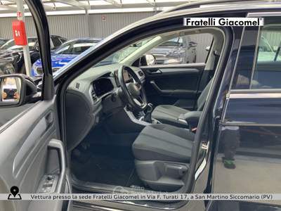 Volkswagen T-Roc 1.0 tsi life 110cv Nero usata San Martino Siccomario