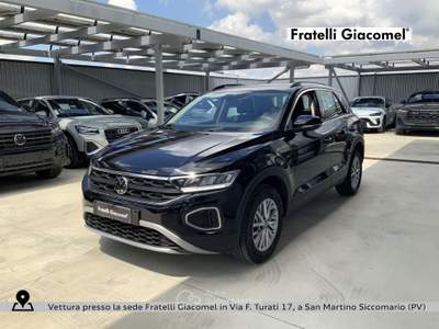 Volkswagen T-Roc 1.0 tsi life 110cv Nero usata San Martino Siccomario
