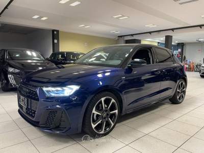 Audi A1 SPB 30 TFSI S tronic EDITION BLACK SLINE+CAMERA Blu/Azzurro usata Arsago Seprio