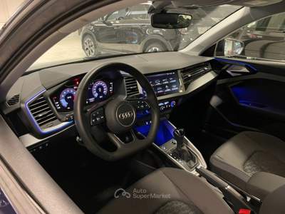 Audi A1 SPB 30 TFSI S tronic EDITION BLACK SLINE+CAMERA Blu/Azzurro usata Arsago Seprio
