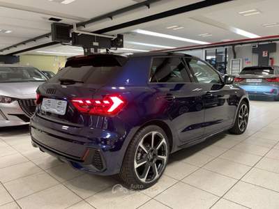 Audi A1 SPB 30 TFSI S tronic EDITION BLACK SLINE+CAMERA Blu/Azzurro usata Arsago Seprio