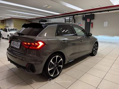 Audi A1 SPB 30 TFSI S tronic EDITION BLACK SLINE+CAMERA Grigio usata Arsago Seprio