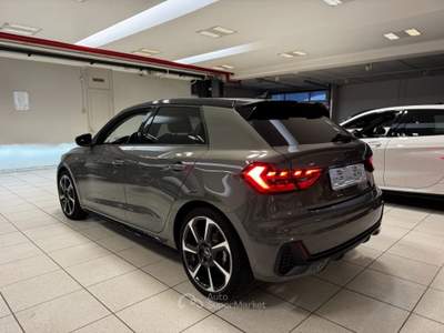 Audi A1 SPB 30 TFSI S tronic EDITION BLACK SLINE+CAMERA Grigio usata Arsago Seprio