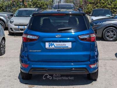 Ford EcoSport EcoBlue 1.5cc 100cv NAVIGATORE CAMERA POST. Blu/Azzurro usata Roma