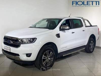 Ford Ranger 3ª SERIE 2.0 ECOBLUE DC LIMITED 5 POSTI Bianco usata Manerbio