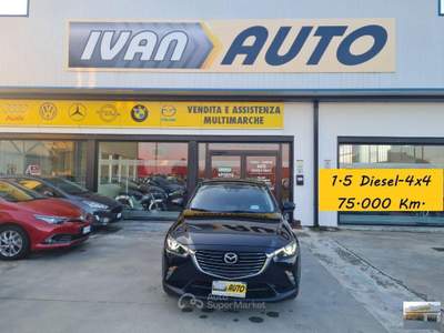 Mazda CX-3 1.5L Skyactiv-D 4WD Exceed Nero usata Casatisma
