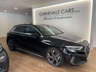 Audi A3 30 Sportback 1.0 TFSI MHEV S tronic S-line edition Nero usata Torino