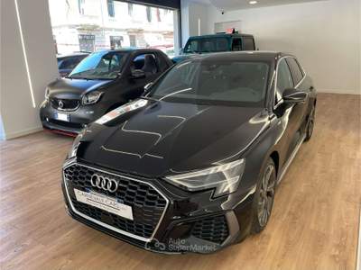 Audi A3 30 Sportback 1.0 TFSI MHEV S tronic S-line edition Nero usata Torino
