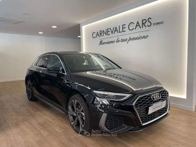 Audi A3 30 Sportback 1.0 TFSI MHEV S tronic S-line edition Nero usata Torino