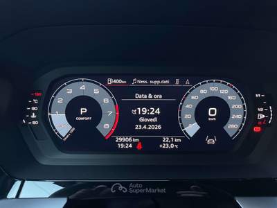 Audi A3 30 Sportback 1.0 TFSI MHEV S tronic S-line edition Nero usata Torino
