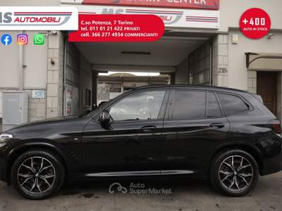 BMW X3 BMW X3 xDrive 20i MH48V Msport IVA ESPOSTA Unicoproprietario Nero usata Torino