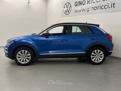 Volkswagen T-Roc 1.0 TSI ACT Advanced BMT Blu/Azzurro usata Cesena