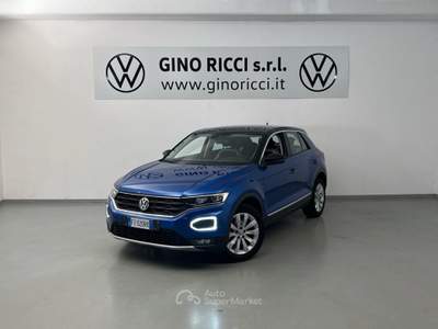 Volkswagen T-Roc 1.0 TSI ACT Advanced BMT Blu/Azzurro usata Cesena