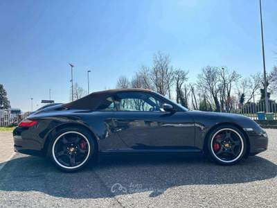 Porsche 911 Carrera 4S Cabriolet "BOOK SERVICE PORSCHE" Nero usata Seriate