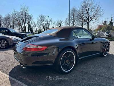Porsche 911 Carrera 4S Cabriolet "BOOK SERVICE PORSCHE" Nero usata Seriate