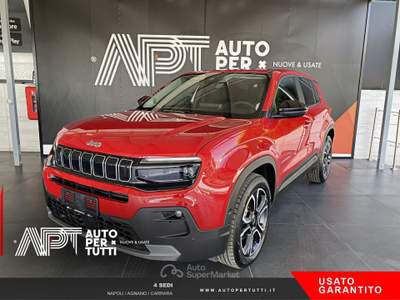 Jeep Avenger Avenger 1.2 turbo e-hybrid mhev Summit fwd 110cv e Rosso usata Carrara