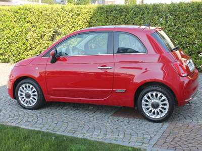 Fiat 500 1.2 69cv Lounge Rosso usata Cuneo