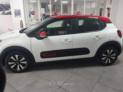 Citroen C3 PureTech 83 S&S Shine Pack NAVI-RETRO Bianco usata Striano