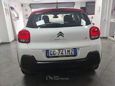Citroen C3 PureTech 83 S&S Shine Pack NAVI-RETRO Bianco usata Striano