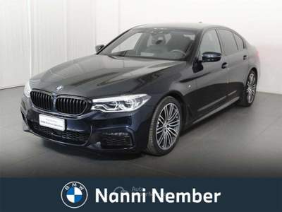 BMW Serie 5 520d 520 d Msport auto Nero usata Brescia