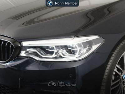 BMW Serie 5 520d 520 d Msport auto Nero usata Brescia