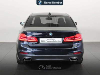 BMW Serie 5 520d 520 d Msport auto Nero usata Brescia