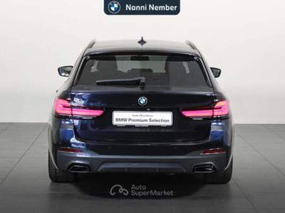 BMW Serie 5 530d 530 d Touring mhev 48V xdrive Business auto Nero usata Brescia