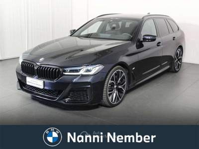BMW Serie 5 530d 530 d Touring mhev 48V xdrive Business auto Nero usata Brescia