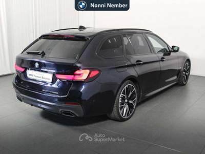 BMW Serie 5 530d 530 d Touring mhev 48V xdrive Business auto Nero usata Brescia
