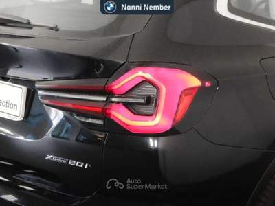 BMW X3 X3 xdrive20i mhev 48V auto Nero usata Brescia