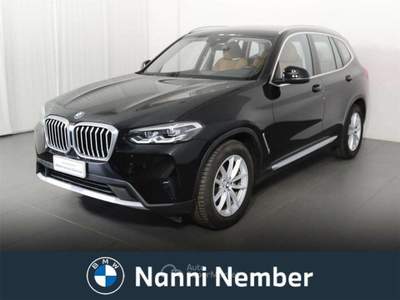 BMW X3 X3 xdrive20i mhev 48V auto Nero usata Brescia