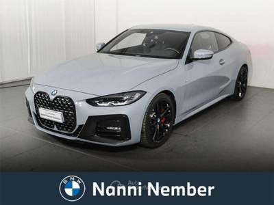 BMW Serie 4 420d 420 d Coupe mhev 48V xdrive Sport auto Grigio usata Brescia