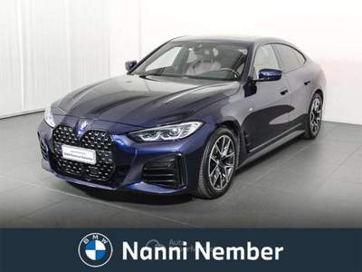 BMW Serie 4 Gran Coupé 420d 420 d Gran Coupe mhev 48V xdrive Msport auto Blu/Azzurro usata Brescia