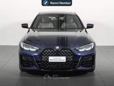 BMW Serie 4 Gran Coupé 420d 420 d Gran Coupe mhev 48V xdrive Msport auto Blu/Azzurro usata Brescia