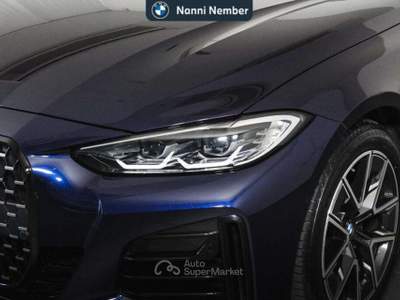 BMW Serie 4 Gran Coupé 420d 420 d Gran Coupe mhev 48V xdrive Msport auto Blu/Azzurro usata Brescia