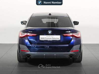 BMW Serie 4 Gran Coupé 420d 420 d Gran Coupe mhev 48V xdrive Msport auto Blu/Azzurro usata Brescia
