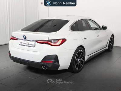 BMW Serie 4 Gran Coupé 420d 420 d Gran Coupe mhev 48V Msport auto Bianco usata Brescia