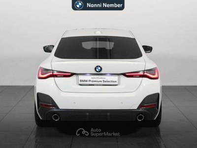 BMW Serie 4 Gran Coupé 420d 420 d Gran Coupe mhev 48V Msport auto Bianco usata Brescia