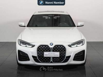 BMW Serie 4 Gran Coupé 420d 420 d Gran Coupe mhev 48V Msport auto Bianco usata Brescia