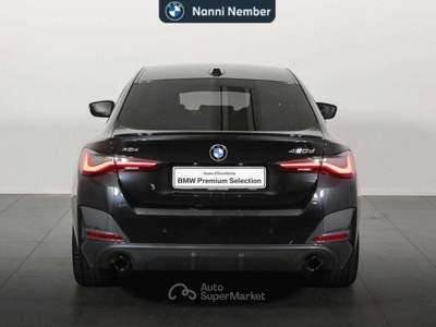 BMW Serie 4 Gran Coupé 420d 420 d Gran Coupe mhev 48V xdrive Msport auto Nero usata Brescia