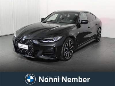 BMW Serie 4 Gran Coupé 420d 420 d Gran Coupe mhev 48V xdrive Msport auto Nero usata Brescia