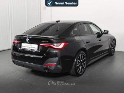 BMW Serie 4 Gran Coupé 420d 420 d Gran Coupe mhev 48V xdrive Msport auto Nero usata Brescia