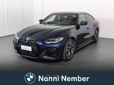 BMW Serie 4 Gran Coupé 420d 420 d Gran Coupe mhev 48V xdrive Msport auto Blu/Azzurro usata Brescia